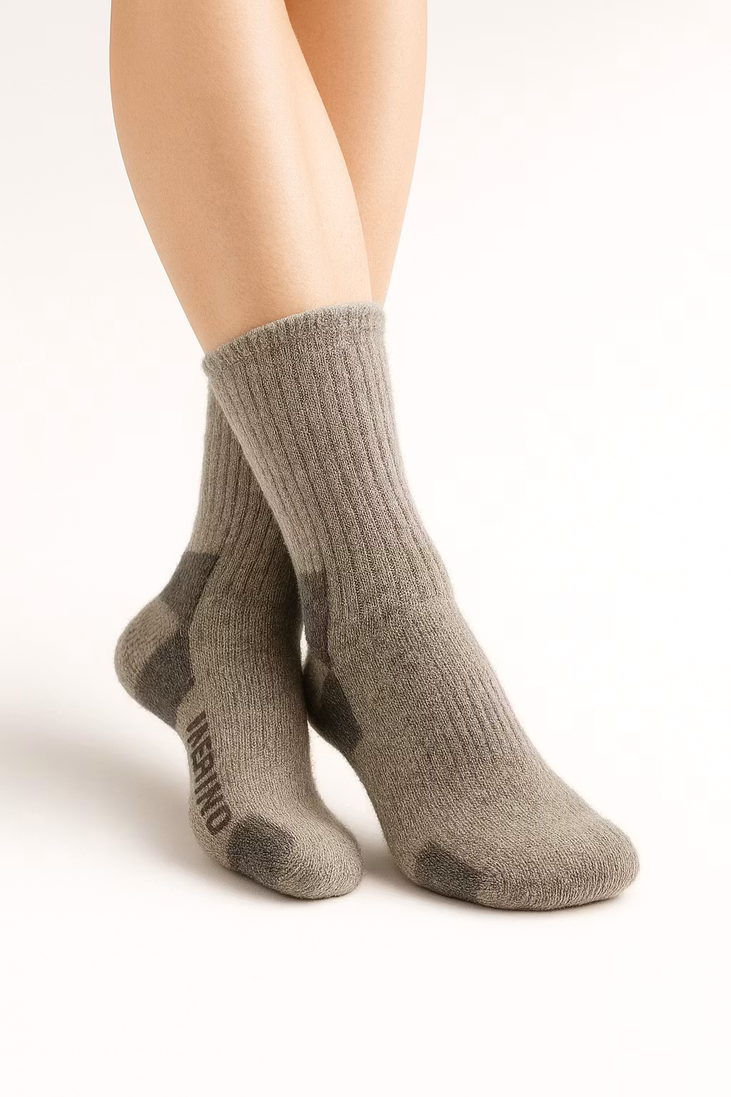 Trekking Merinoull Socka Helfrotté, Grå 2-par