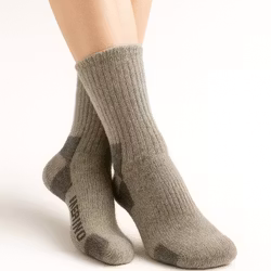 Trekking Merinoull Socka Helfrotté, Grå 2-par