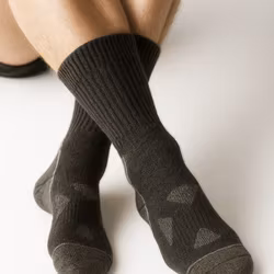 Cross Country Race Ull Socks, Svart/Antracit 2-Par