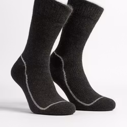 Hiking Wool Socks, Svart 2-Pack
