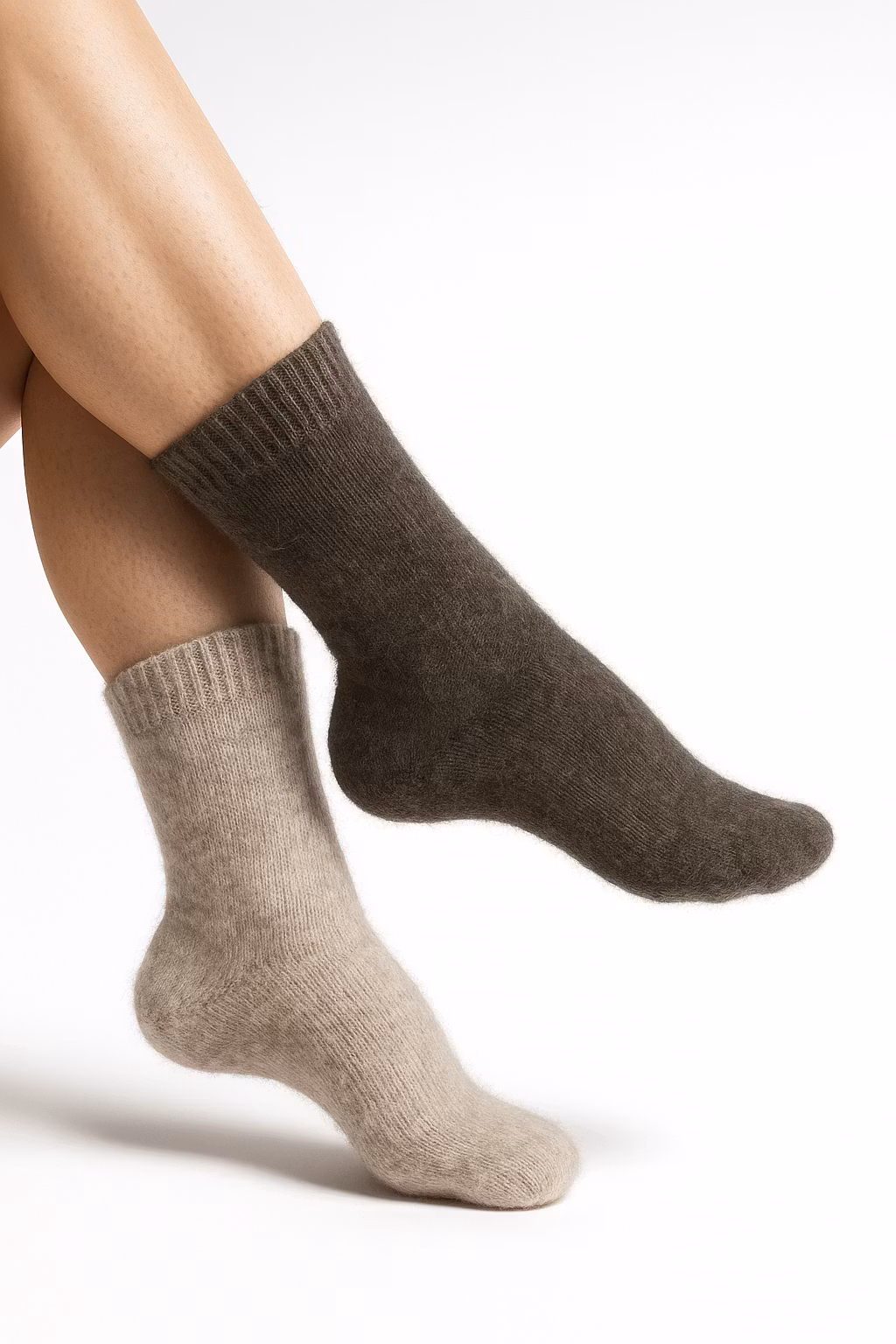 Alpacka Sockor, Grå-Antracit 2-Pack