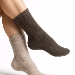 Alpacka Sockor, Grå-Antracit 2-Pack