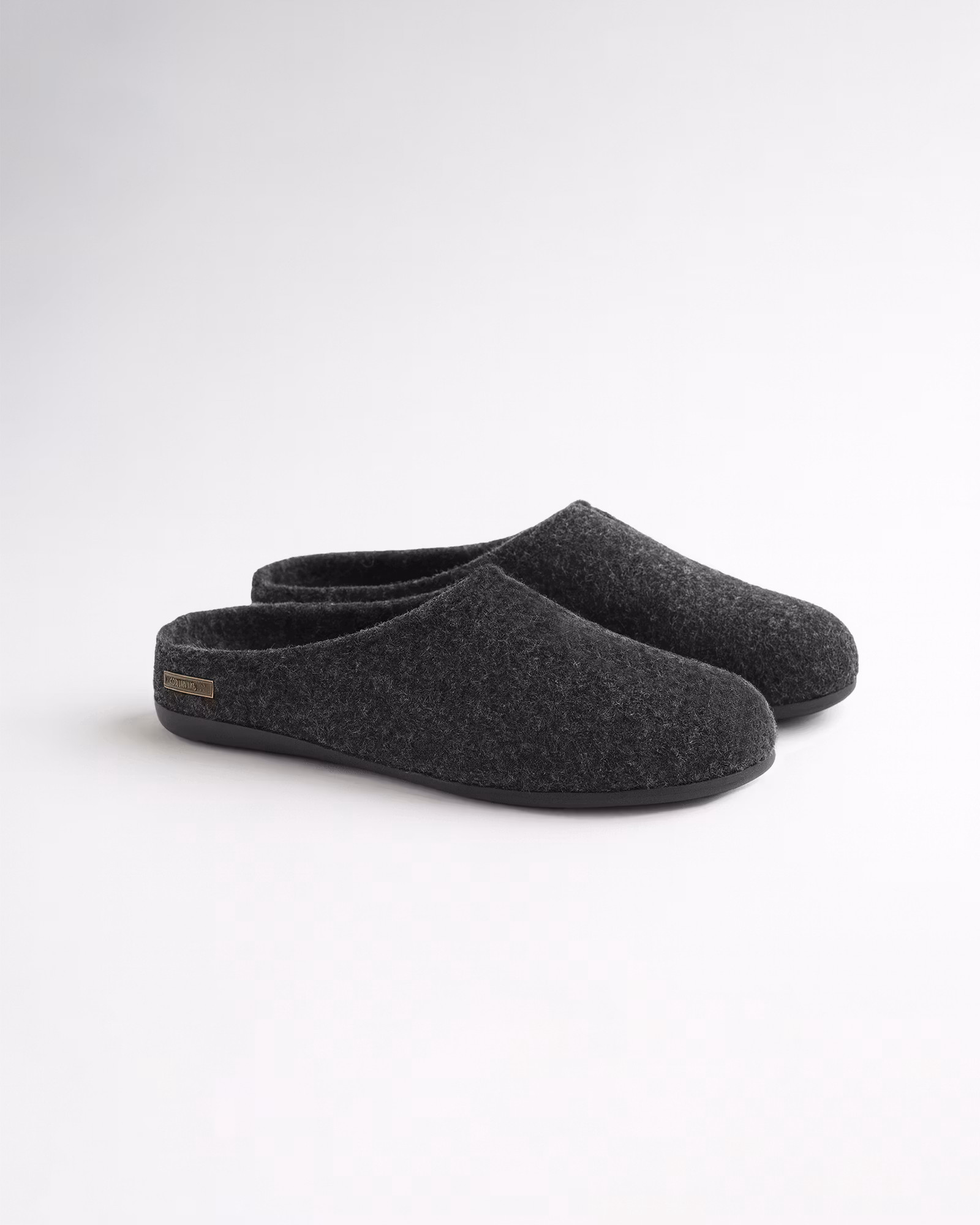 BERGEN Ulltofflor Axelda, Antislip Sula - Antracit