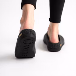 BERGEN Ulltofflor Axelda, Antislip Sula - Antracit
