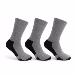 Merinoull Hiking Socks, Grå/Svart 3-par