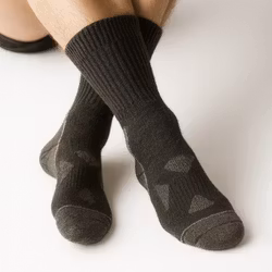 Cross Country Race Ull Socks, Svart/Antracit 2-Par