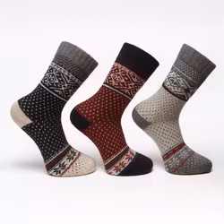 Ullfrotté Sockor, 3pack Sigun | Varm, Mjuk & Komfortabel