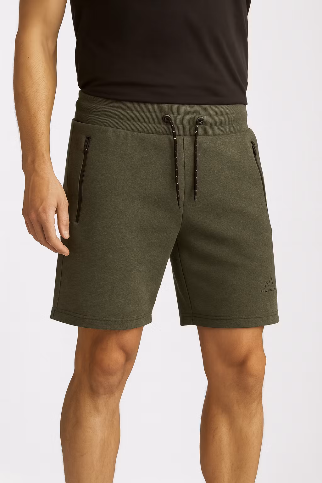 Sweatshorts Herr – Grön Melange | Mountain Trekking