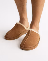 STAVANGER Fårskinnstofflor Herr, Beige