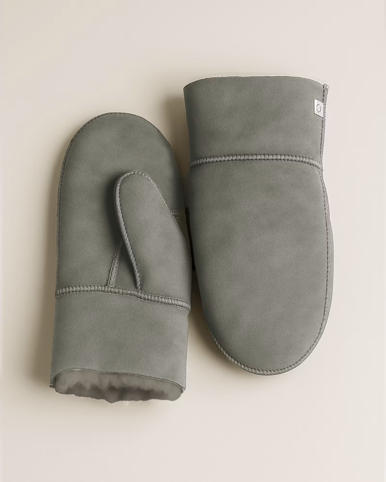 Fårskinn Vantar - Grå