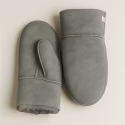 Fårskinn Vantar - Grå