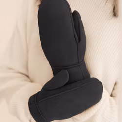 Fårskinn Vantar - Svart