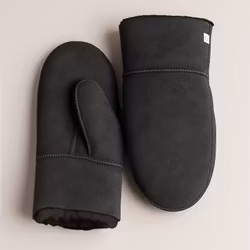 Fårskinn Vantar - Svart