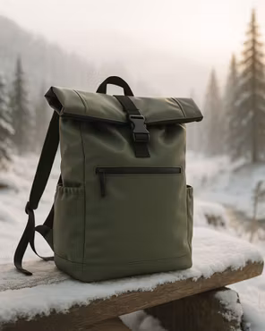 Ryggsäck Rolltop 20L - Grön (finns i flera färger)