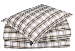 Påslakanset Flanell 2del - Fjällnäs, Grön