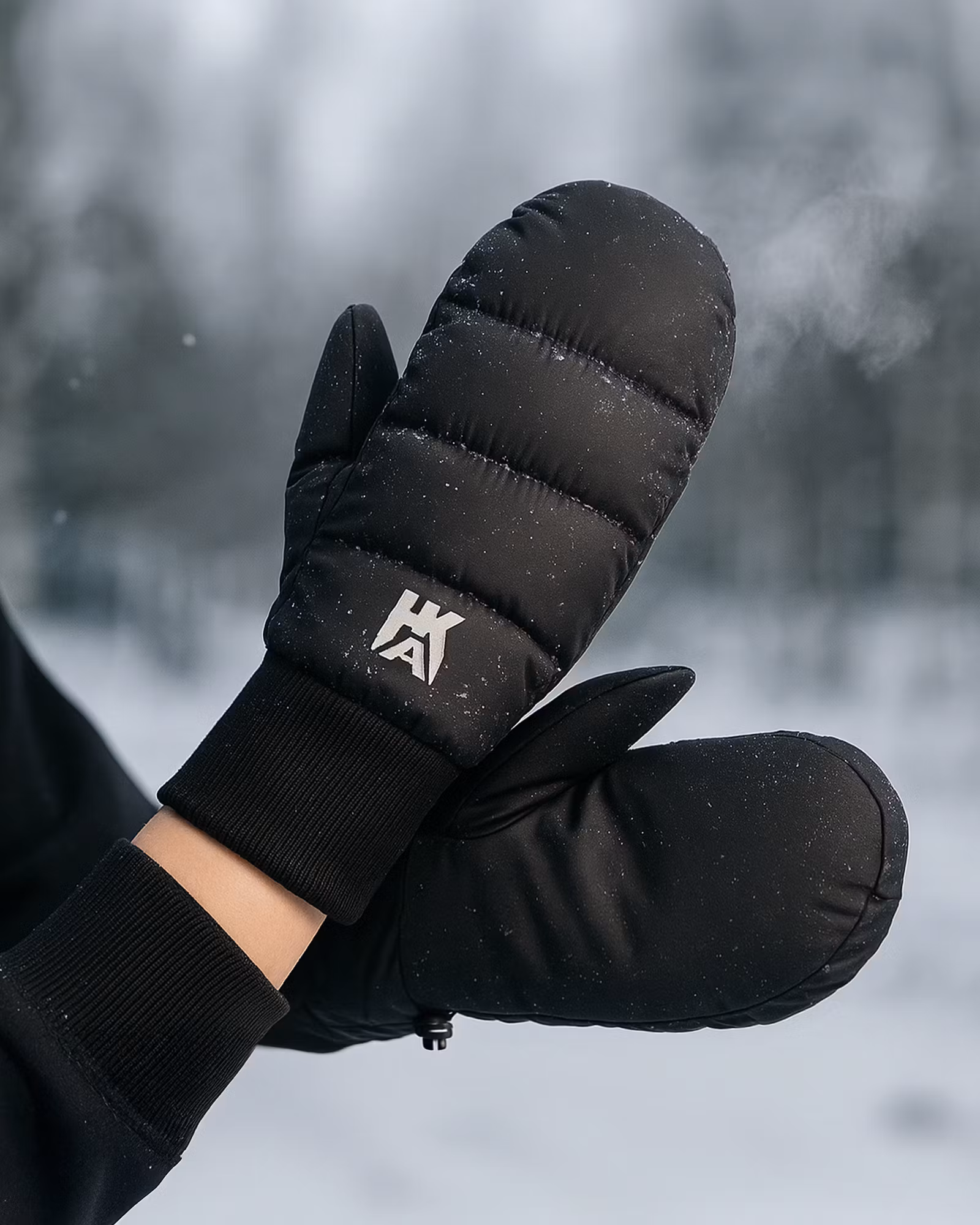 Puffer Tumvantar – Svarta | Vattentäta & Vindtäta | High-Tex 10 000mm