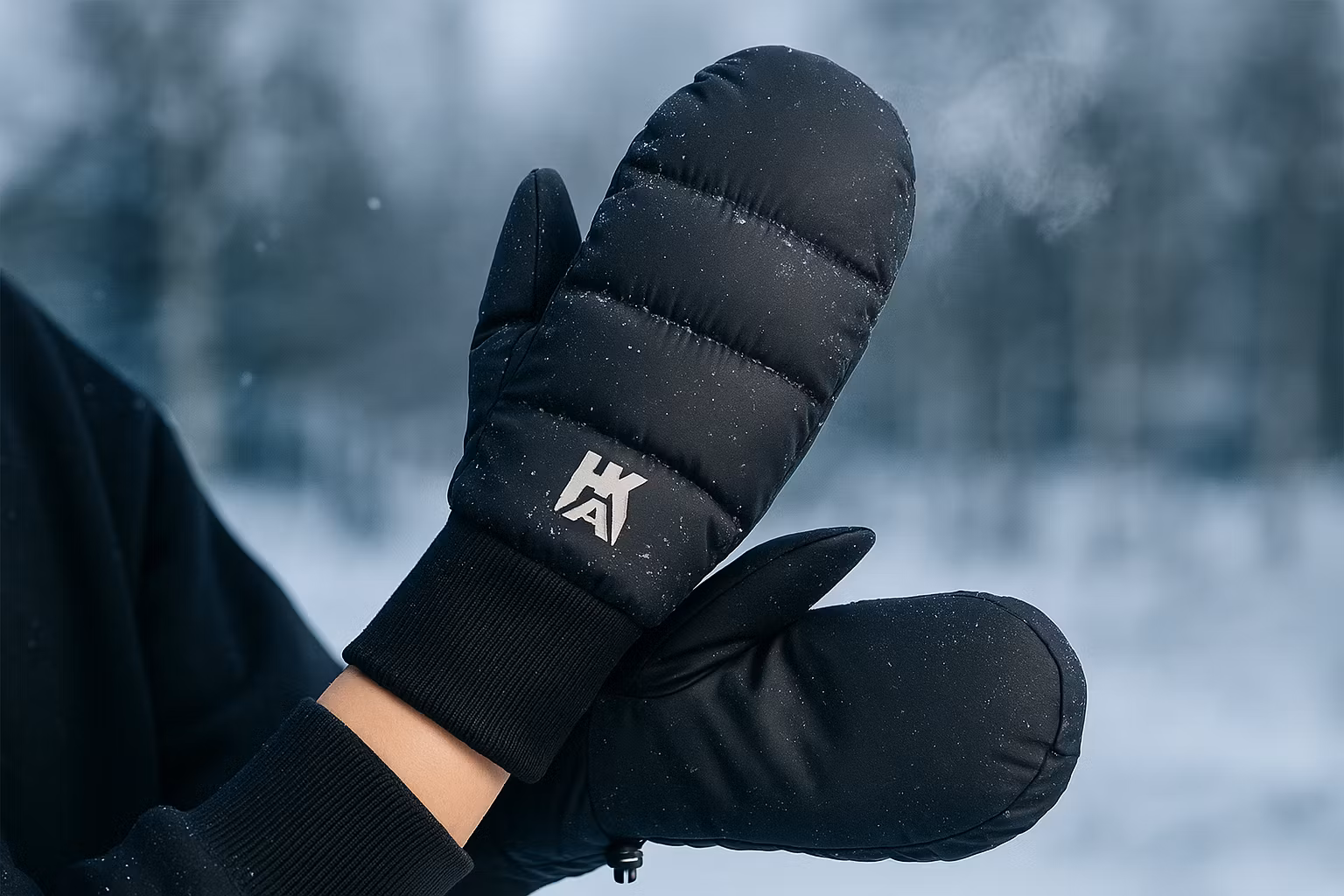 Puffer Tumvantar – Svarta | Vattentäta & Vindtäta | High-Tex 10 000mm