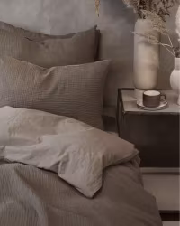 Rolling Bomullsmuslin 3-Dels Påslakanset - Mullvad