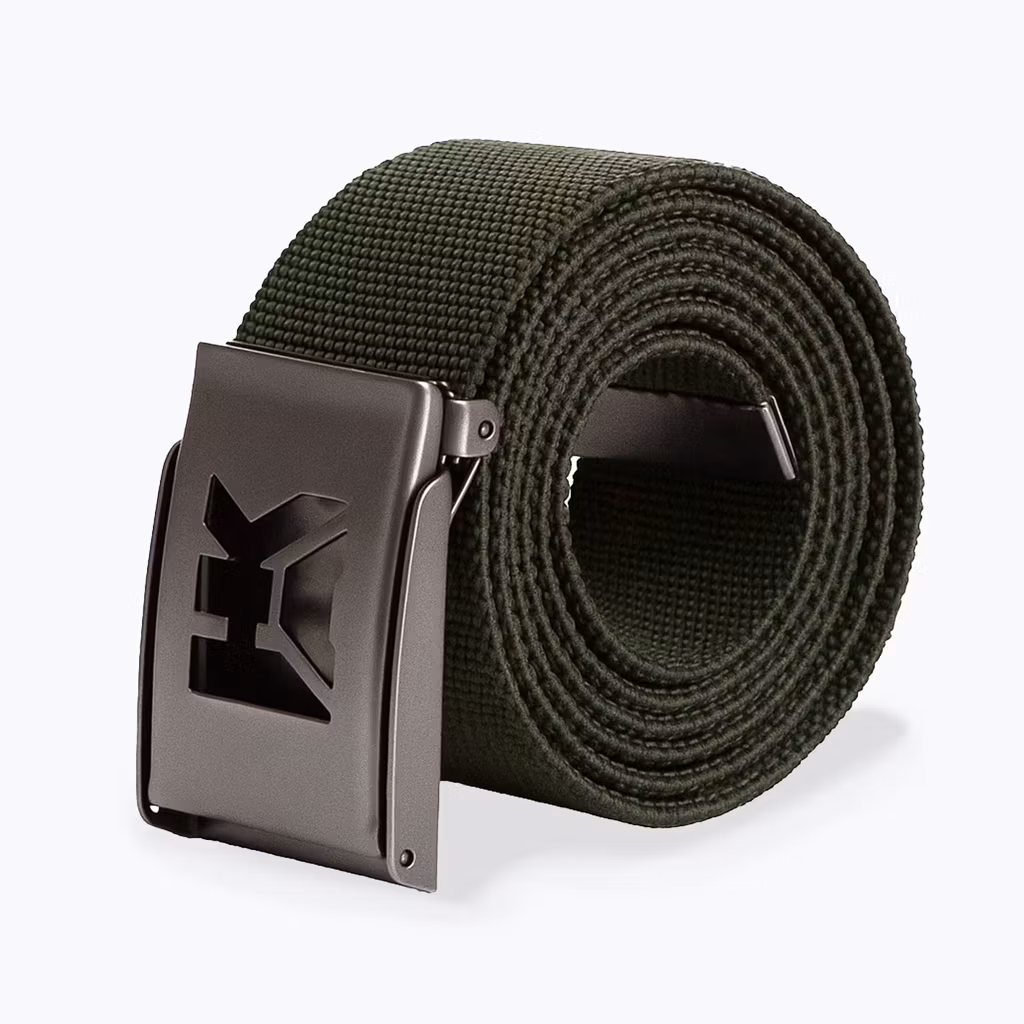 Stretchbälte 120cm, Metallspänne HAIKA - Grön