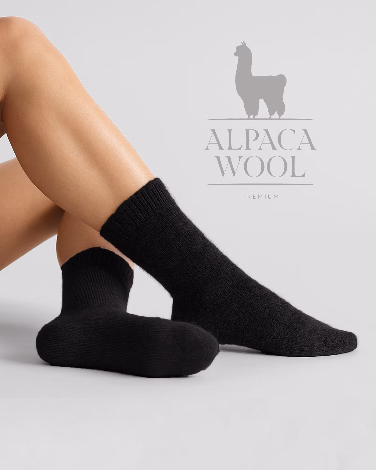 Alpacka Sockor, NERO 2-Pack