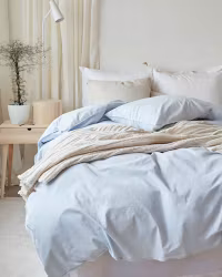 Humble Cotton Påslakanset 3del - Skyblue