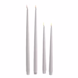 LED-Dinner Candles – Real Flame, Mix Set av 4st