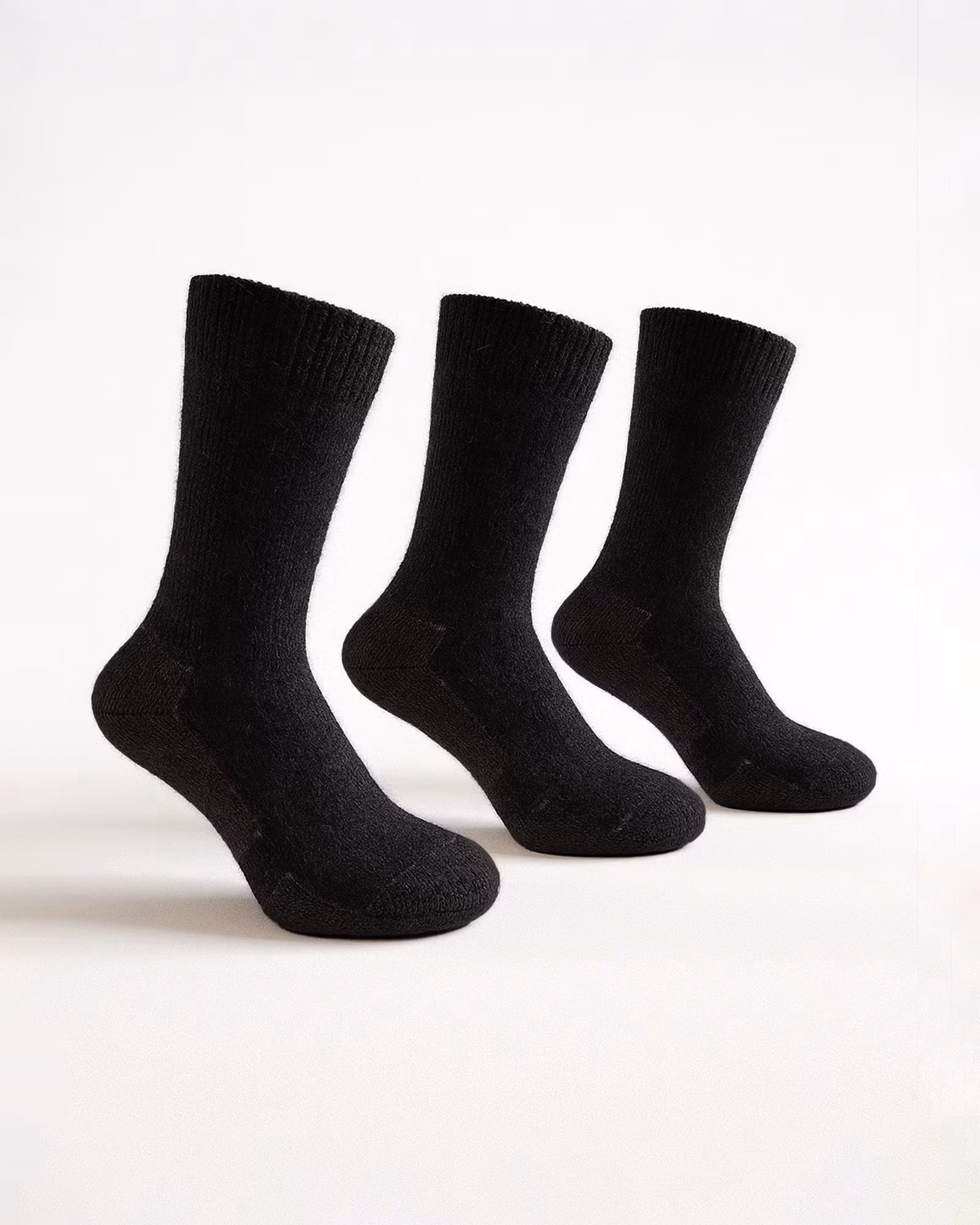 Merinoull Hiking Socks, Svart 3-par