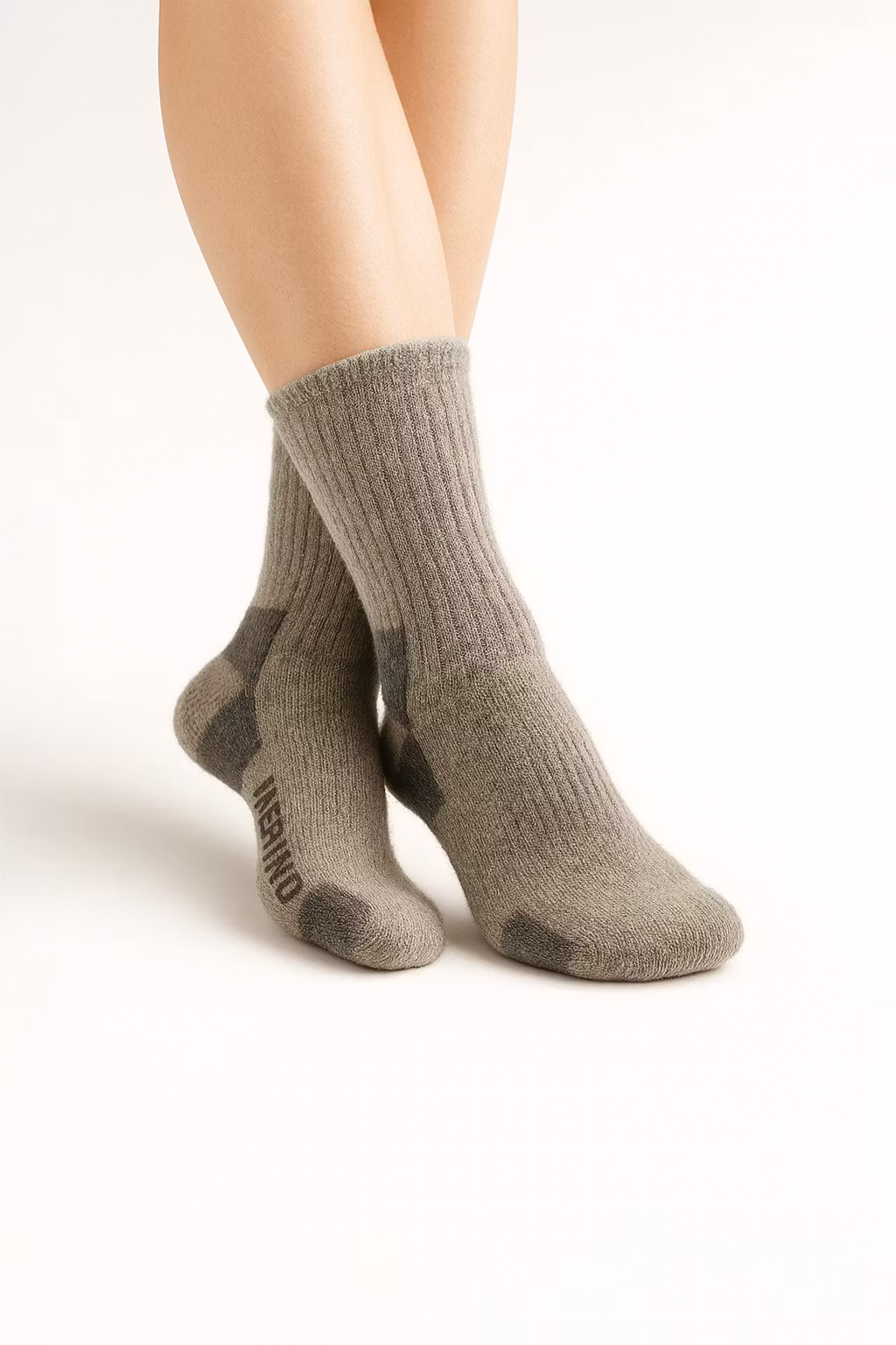 Trekking Merinoull Socka Helfrotté, Grå 2-par