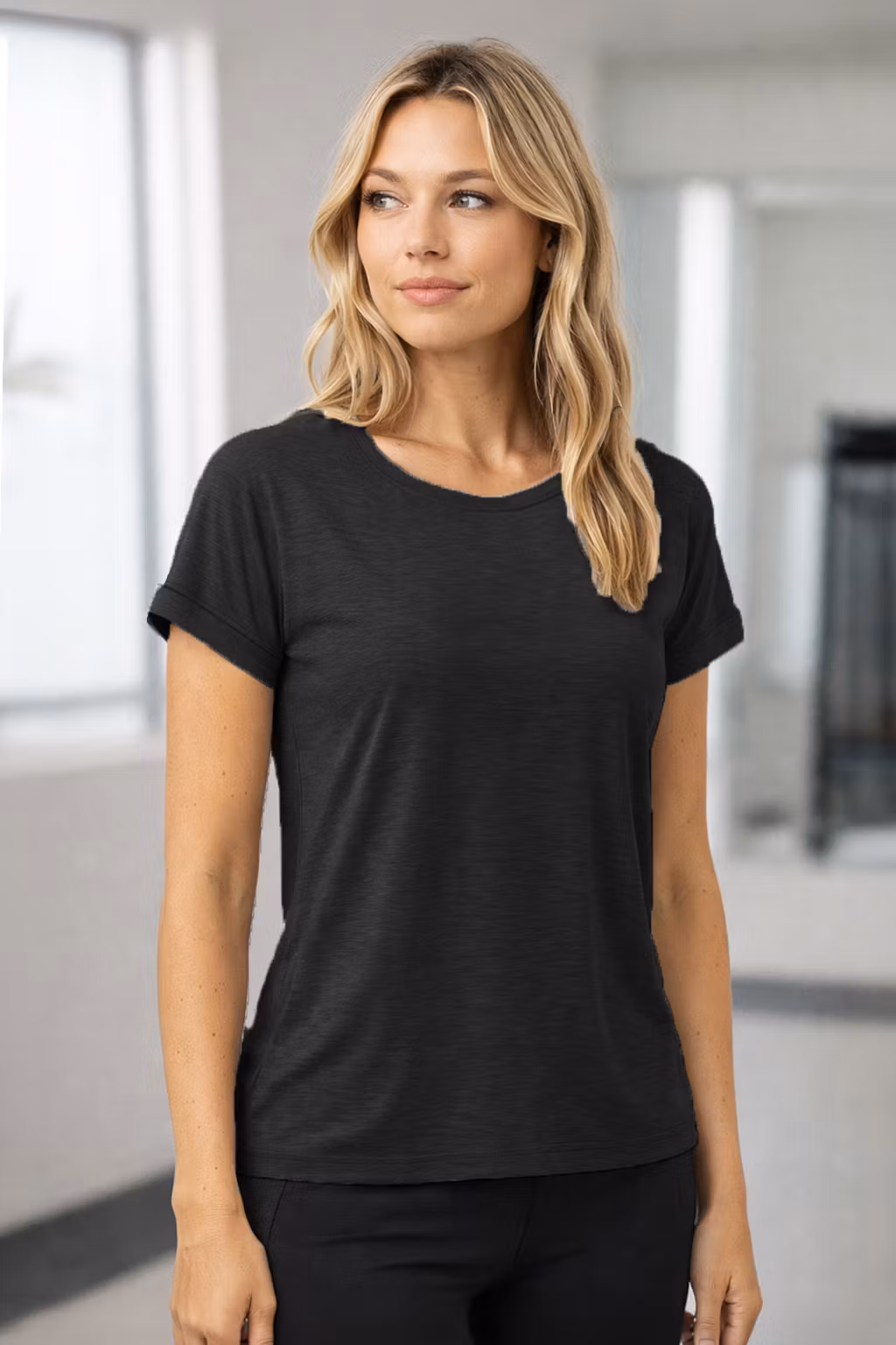 Träningstopp Loose Top Core, Dam - Black