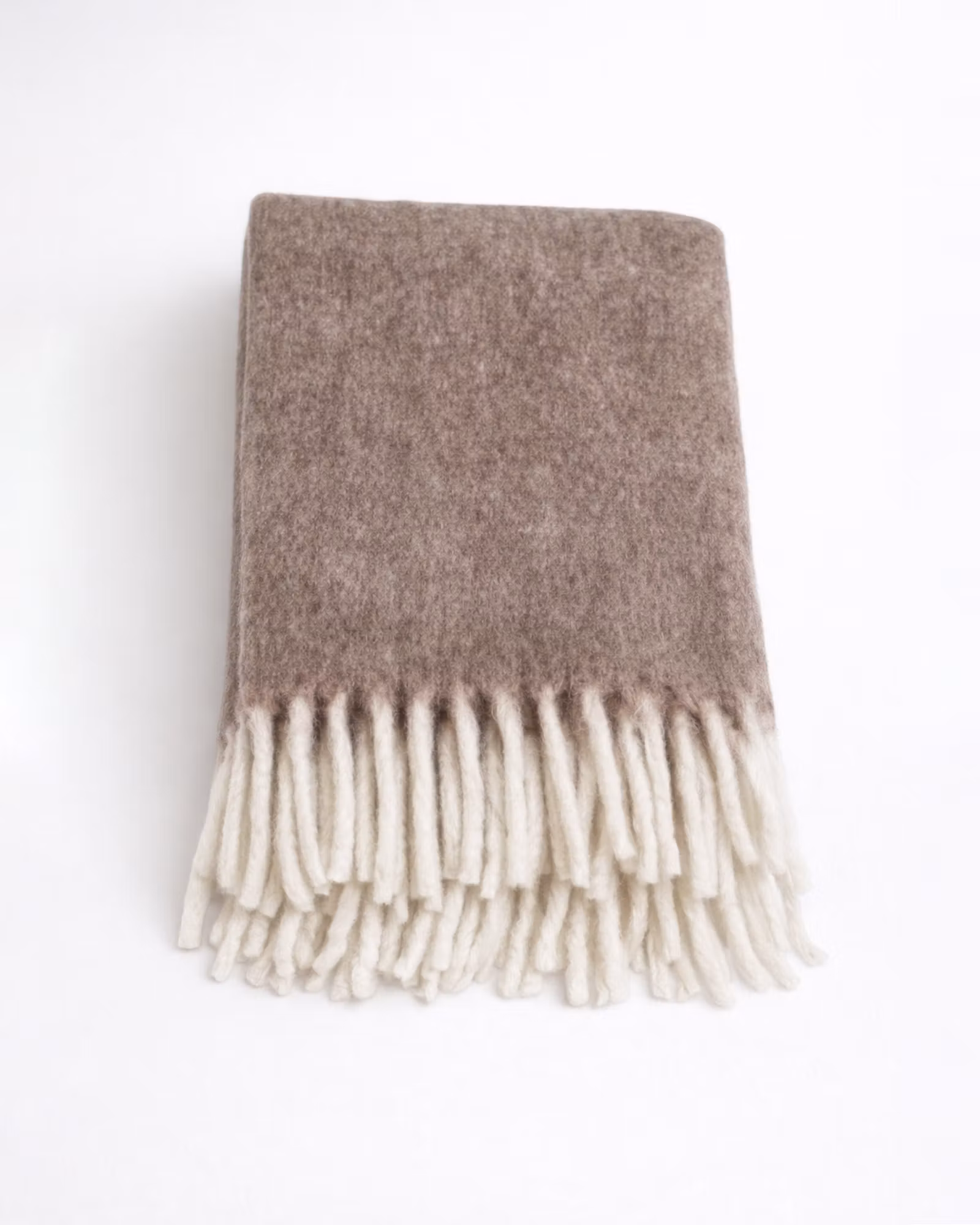 Ullpläd 130x170 cm – Mogihome | Mjuk & Varm Pläd i Ullmix – Brun