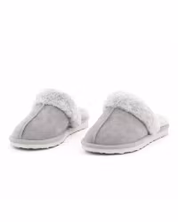 Nancy Fårskinnstofflor, Axelda - Light Grey