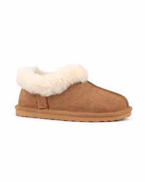 DOVRE Fårskinn Double-Faced Axelda, Chestnut/Creme