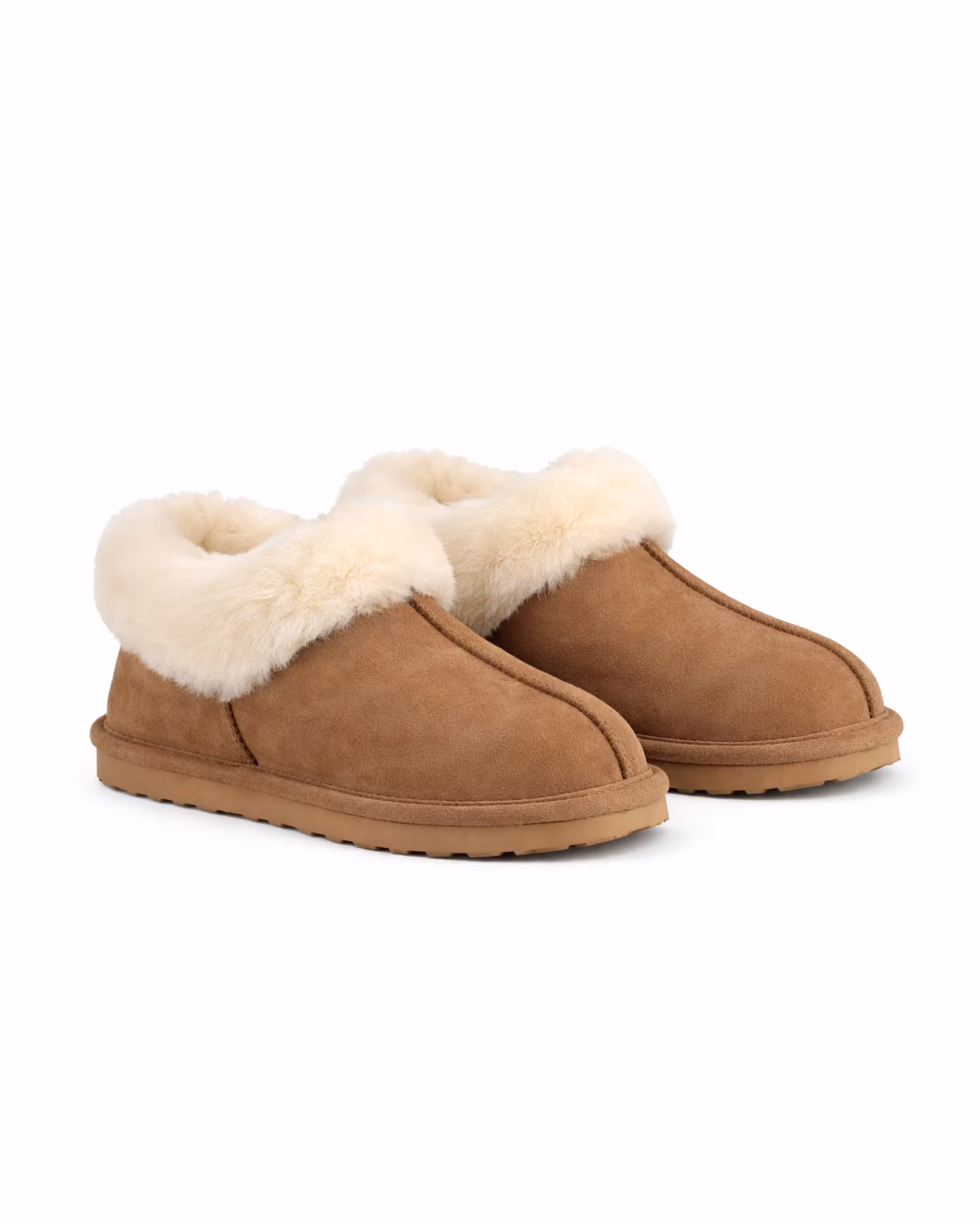 DOVRE Fårskinn Double-Faced Axelda, Chestnut/Creme