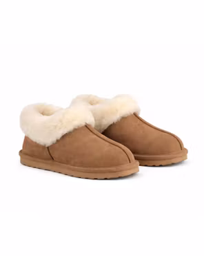 DOVRE Fårskinn Double-Faced Axelda, Chestnut/Creme
