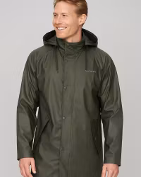 Regnjacka PU Mid-Coat  Herr, Skogsgrön