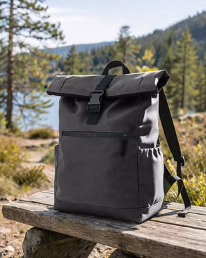 Ryggsäck Rolltop 20L - Svart