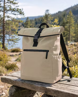 Ryggsäck Rolltop 20L - Beige
