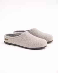 BERGEN Ulltofflor Axelda, Antislip Sula - Ljusgrå