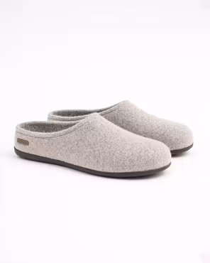 BERGEN Ulltofflor Axelda, Antislip Sula - Ljusgrå