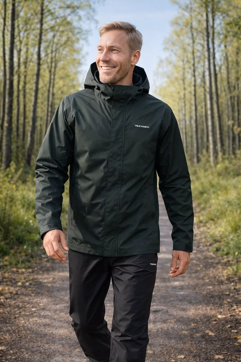 Regnställ Set 2-Delar Herr, Mörkgrön