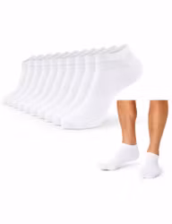Sneaker Socks Bambu 9 pack - Vit