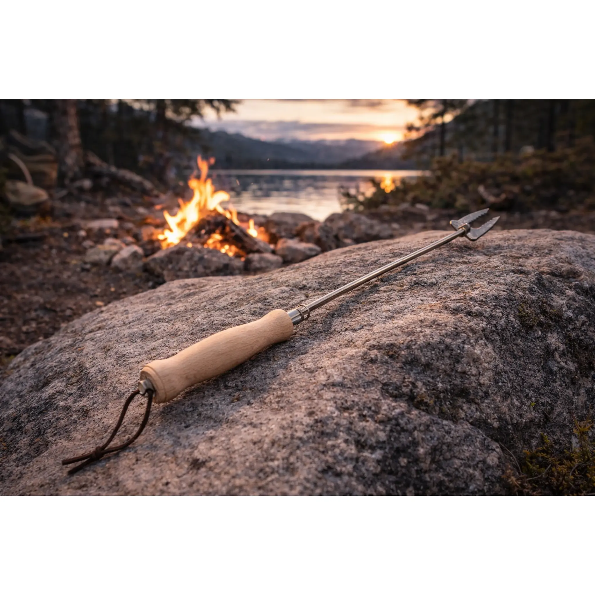 Grillspett Teleskopiskt 18–81 cm – Camping & Friluftsliv | True North