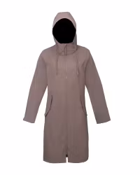 Lång Regnkappa Dam – PU 8000 mm & Tejpade Sömmar - Bark