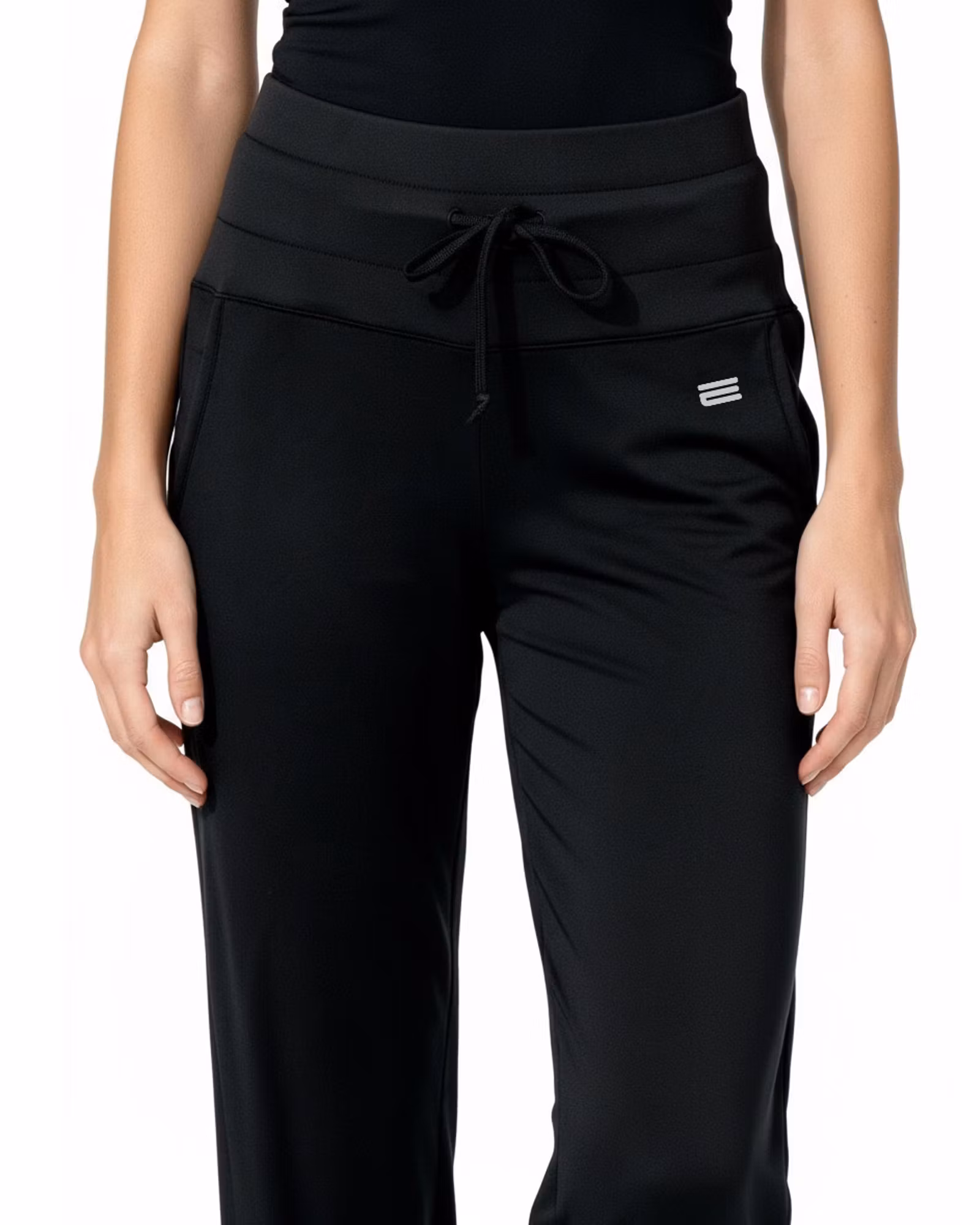 Yoga Pants Dam Short – X-Cool Stretch & Lös Passform | Svart