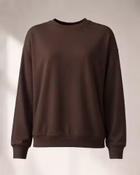 Clara Sweatshirt Dam – Mjuk Modal Stretch | Coffee