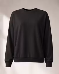 Clara Sweatshirt Dam – Mjuk Modal Stretch | Svart
