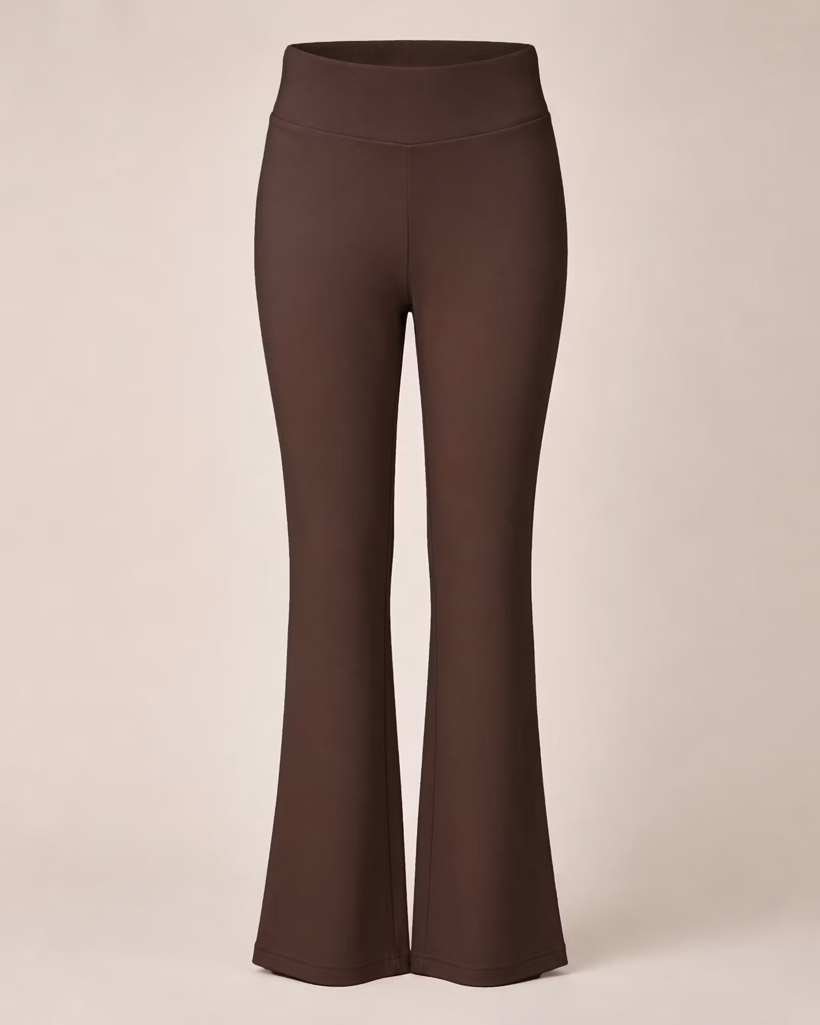 Flare Byxor Dam Mimmie – Mjuk Modal Stretch | Coffee