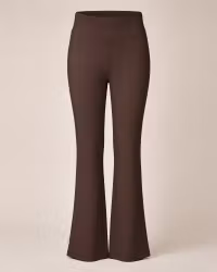 Flare Byxor Dam Mimmie – Mjuk Modal Stretch | Coffee