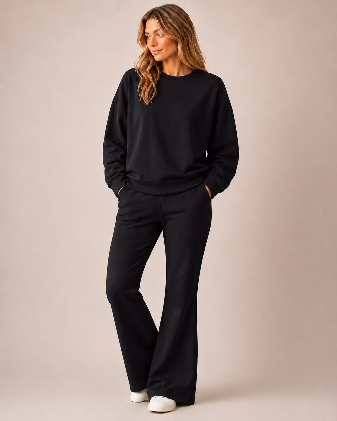 Flare Byxor Dam Mimmie – Modal Stretch | Svart
