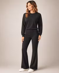 Flare Byxor Dam Mimmie – Modal Stretch | Svart